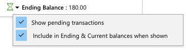 Pending Transactions